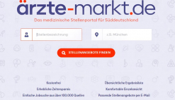 ärzte-markt.de – die neue, digitale Stellenbörse für medizinische Berufe in Süddeutschland