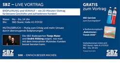 Badplanung mit Verkaufsfaktor – live auf der ISH